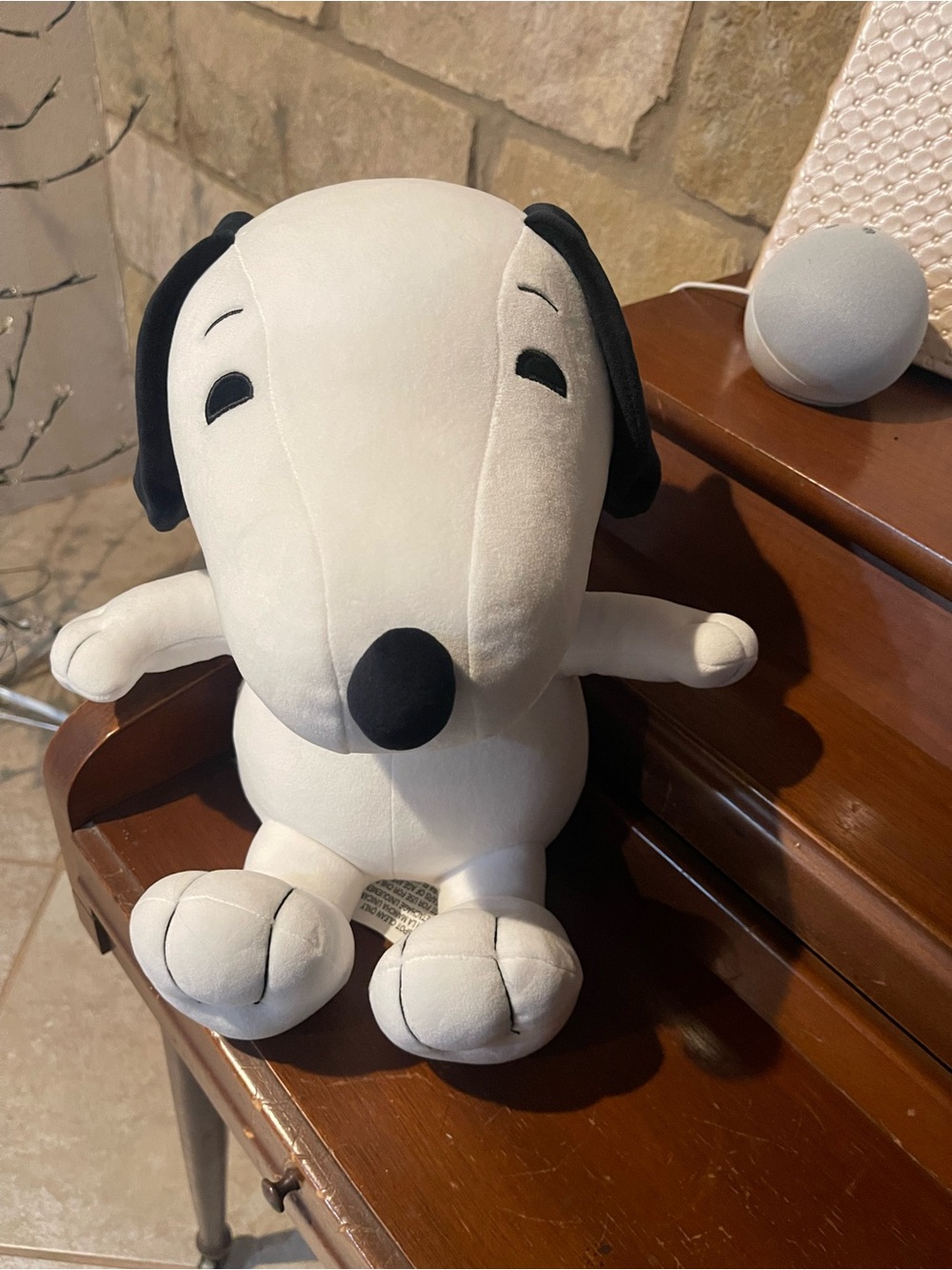 Snoopy weighted plush EUC